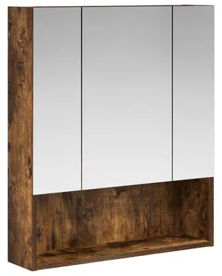Obrázek produktu pro vidaXL Zrcadlová skříňka do koupelny, kouřový dub, 60 x 14,5 x 70 cm