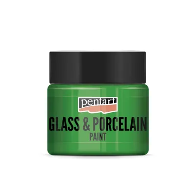 Productafbeelding van PENTART glas- en porseleinverf, 30 ml, appelgroen