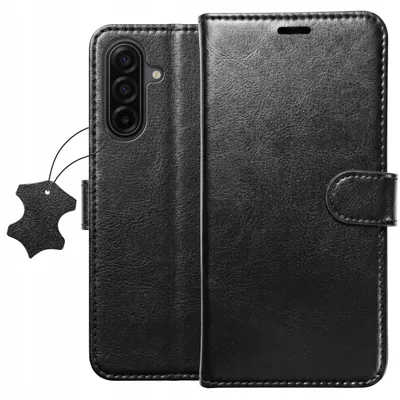 Produktbild von Klapphülle für Samsung A17 5G – Leder-Wallet-Case + 9H-Displayschutzglas