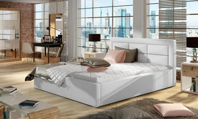 Obrázek produktu pro Čalouněná postel 180x200 SLEEPORA 1 - bílá