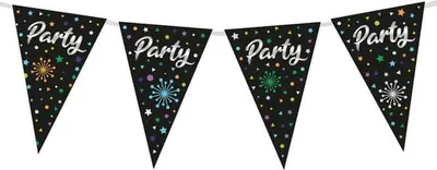 Produktbild von Wimpelgirlande Party 4m 10 Flaggen 19883
