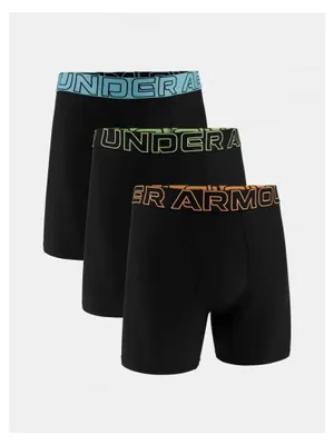 Produktbild von Herren-Boxershorts UNDER ARMOUR UA PERFORMANCE TECH - SOLID 6IN - 3PK 1383878-003 BLACK Größe: 4XL