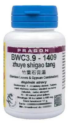 Immagine prodotto di BWC3.9 - zhuye shigao tang - pian/tablety PRAGON
