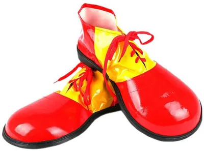 Produktbild von Clown-Schuhe Clown-Halloween-Weihnachts-Clown-Schuhe für Erwachsene, Einheitsgröße