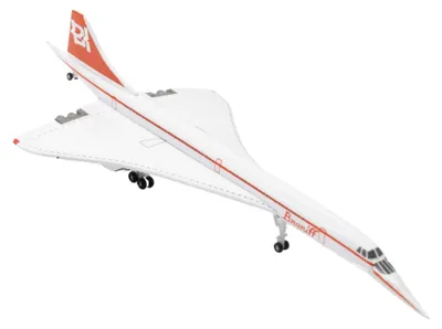 Obrázek produktu pro Solidchoice – Miniaturní model letadla Braniff International Concorde