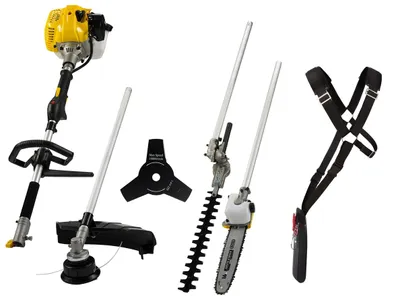 Produktbild von TEXAS Gartenpflegeset BCU33M 4in1 Benzin Hochentaster Rasentrimmer Motorsense