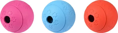 Immagine prodotto di Giocattolo per cani Flamingo Rhea Snack Ball in gomma, dimensioni: 8 cm