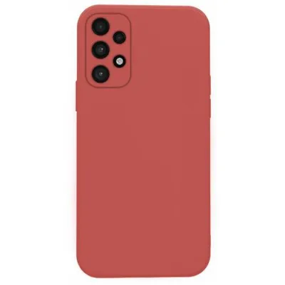Produktbild von Liquid Silikon Hülle Für Smartphones - Farbe: Rot - Modellkompatibilität: Für Samsung Galaxy A53 5G