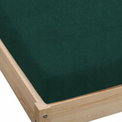Produktbild von KZ Frottee Spannbettlaken mit Gummizug 120x200 cm dunkelgrün