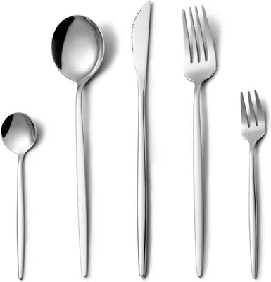 Produktbild von Famanu Besteckset 30-teilig - Edelstahl, für 6 Personen