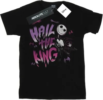 Produktbild von Disney - "Nightmare Before Christmas Hail The King" T-Shirt für Damen BI50916 (M) (Schwarz)