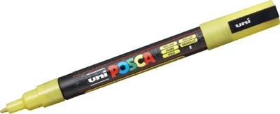 Obrázek produktu pro Značkovač POSCA PC-3ML žlutý (6 kusů)
