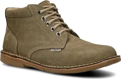 Produktbild von nagaba Stiefeletten Damen Boots Schnürschuhe für Frauen Lederschuhe, Olivgrün, 37