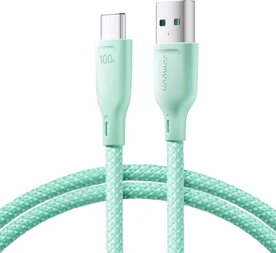 Obrázek produktu pro Joyroom Multi-Color Series SA34-AC6 Cablu USB-A / USB-C 100W Transfer rapid 1m - Verde