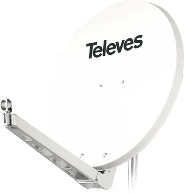Produktbild von Televes S75QSD-W, 10,7 - 12,75 GHz, 38,5 dBi, Weiß, Aluminium, 75 cm, 750 mm
