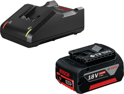 Produktbild von Bosch Akku-Starter-Set GBA / 1x 5,0 Ah Akku + Ladegerät GAL 18V-40