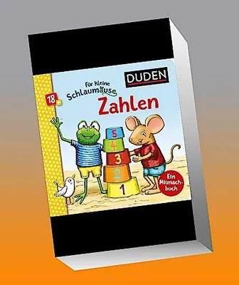 Zdjęcie produktu dla Duden 18+: Für kleine Schlaumäuse: Zahlen (Lustiges Mitmach-Buch für die Kleinsten)