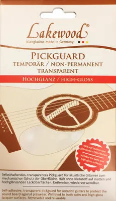 Produktbild von LAKEWOOD Pickguard Transparent High-Gloss