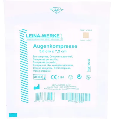 Produktbild von Augenkopressen 56x70mm steril, 5 St. Kompressen