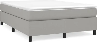 Produktbild von "2026 Aktion"Boxspringbettgestell - CLORIS - Doppelbett - Robust und langlebig - Hellgrau 140x200 cm - Einfache Montage -  Stoff - DEMöbel6872388