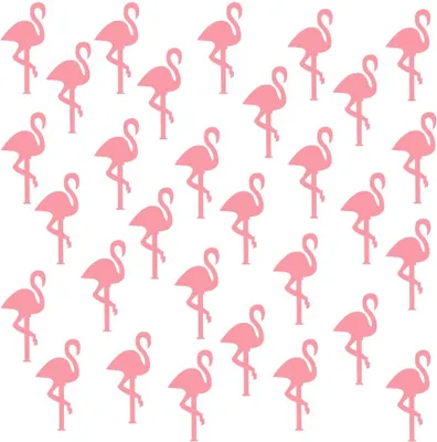 Produktbild von Oblique Unique 30 Flamingo Wand Sticker Wandaufkleber Wandtattoo Wanddeko Basteln rosa