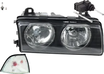 Produktbild von Scheinwerfer passend für BMW 3er E36 09/1994-04/1999 Rechts Leuch. + LWR Blinker 67168353887 63128363496 8363496 82199403094 9403094 Johns