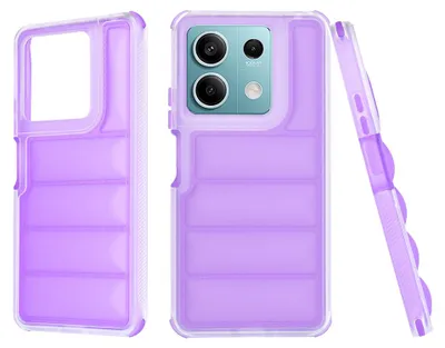 Produktbild von Techsuit Wave Shield Back Cover Hülle für Xiaomi Redmi Note 13 5G - Lila