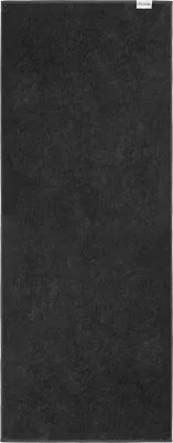 Image de Unyqoos® Serviette de bain "Cendrillon", très grande, 80x200 cm – Serviette de sauna, 100% coton, velours sur le dessus / molleton sur le dessous, 550 g/m², anthracite