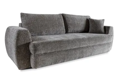 Produktbild von Schlafsofa PULSARO 248 × 103 × 95 cm – modernes 3-sitzer sofa mit schlaffunktion und bettkasten, grau