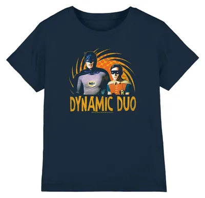 Image de T-shirt pour enfants "Dynamic Duo" Batman, référence TV41433 (taille 140-146), couleur marine