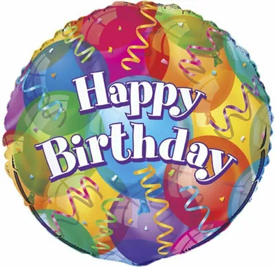 Produktbild von Unique Party - Ballons - Folienballon, Geburtstag - Folie SG19383 (Einheitsgröße) (Bunt)
