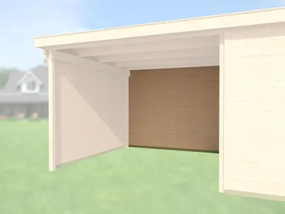 Produktbild von Weka Rückwand für Anbau 295 cm für Designhaus 172 „wekaLine“-naturbelassen
