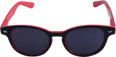 Produktbild von 80er Retro Sonnenbrille zweifarbig - rot & schwarz