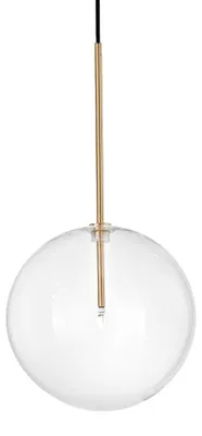 Image de Equinoxe Suspension contemporaine métal laiton 1 lumière 2W 3000K D15Cm