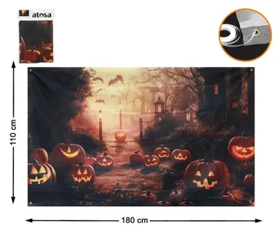 Obrázek produktu pro Halloweenská dekorace 180 x 110 cm