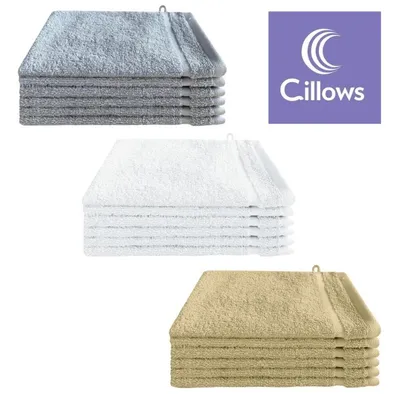 Produktbild von Cillows Waschlappen Verschiedene Farben 6 Stück , Farbe:Beige