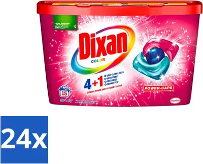 Produktbild von Dixan - Waschkapseln - Für Buntwäsche - 15 Wäschen - Vorteilspack - 24 Stücke