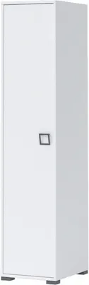 Produktbild von Jugendkleiderschrank Weiß 198x44x56 cm
