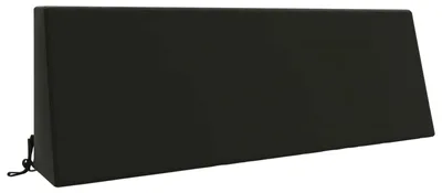 Obrázok produktu pre Opierka na chrbát SOEST, 100 % polyester, čierna, 120 x 20 x 40 cm