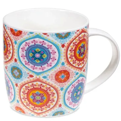 Produktbild von yogabox Teetasse - 0,4 L Mandala blau