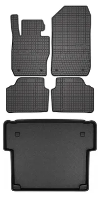 Obrázok produktu pre Gumové autokoberce SolidPRO + vaňa kufra pre: BMW rad 3 E91 2004-2011 kombi (Touring) 5 ks