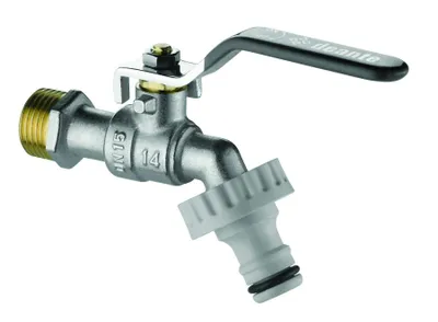 Produktbild von Design 3/4" Gartenkugelhahn Mit Adapter