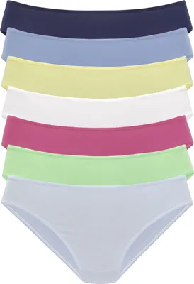 Produktbild von VIVANCE Jazz-Pants Slips hellblau, hellgrün, pink, weiß, gelb, blau, dunkelblau Größe 44/46