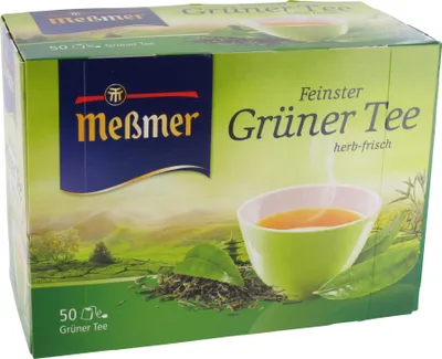 Produktbild von Meßmer Grüner Tee herb frischer Genuss 50 Teebeutel traditionell 87g