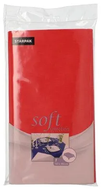 Produktbild von Tischdecke, stoffähnlich, Vlies "soft selection" 120 cm x 180 cm rot