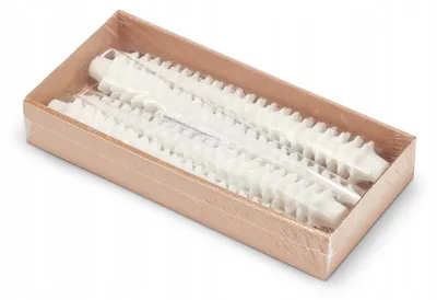 Produktbild von Drobo Weihnachtsbaumkerze, weiß, 24 cm, 4er Set