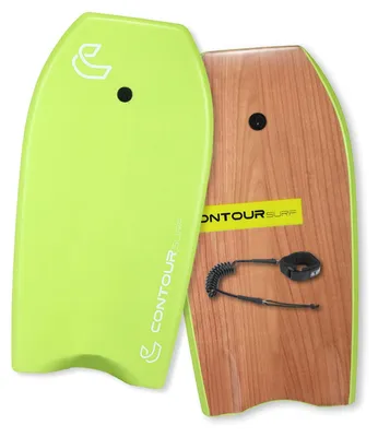 Image de Planche de bodyboard - 37 pouces - Légère - Avec leash - Pour enfants et adultes