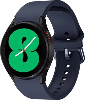 Produktbild von Bizon Uhrenarmband aus Silikon für Galaxy Watch 20 mm, Marineblau