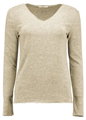 Produktbild von T-Shirt mit Muster und V-Ausschnitt | M