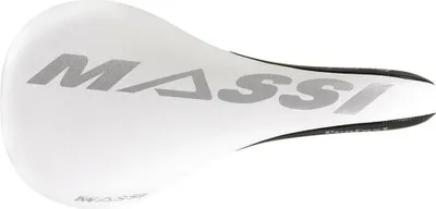 Zdjęcie produktu dla Siodełko Massi Profast Carbon/titanium White 136 mm Men White 136 mm